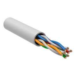 Кабель витая пара U/UTP кат.5E 4х2х24AWG solid LSZH бел. 100м (м) GENERICA BC1-C5E04-128-100-G