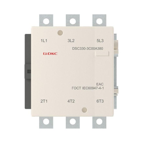 Контактор магнитный DSC330-3C00A380 330А 160кВт (AC3) 380В AC DKC DSC330-3C00A380