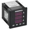 Амперметр цифровой щитовой 3ф 72х72 LED GENERICA IDA11-5-3-0-LED-G