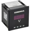 Вольтметр цифровой щитовой 1ф 96х96 LED GENERICA IDV21-5-1-0-LED-G