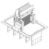 Секция фланцевая Тип2 800А Al 3L+N+PER IP55 тран. IEK LB-0800A4-35-F-F2