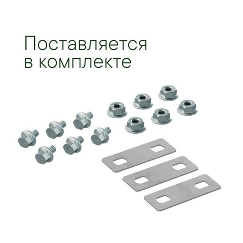 Крышка на Ответвитель Т осн.400 R=300мм в компл. с крепежн. элемент. и соединения пластинами DKC LK0403K