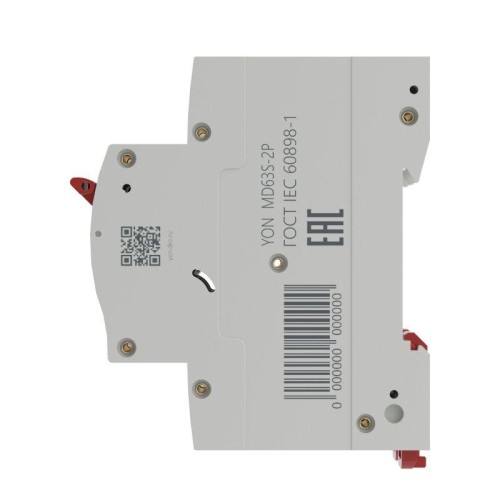 Выключатель автоматический модульный 2п C 2А 4.5кА max MD63S 4.5кА YON MD63S-2PC2