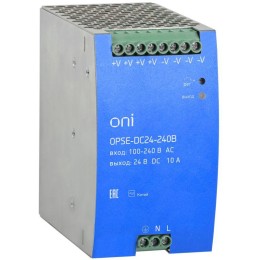 Блок питания OPSE 220В AC/24В DC 240Вт ONI OPSE-DC24-240B