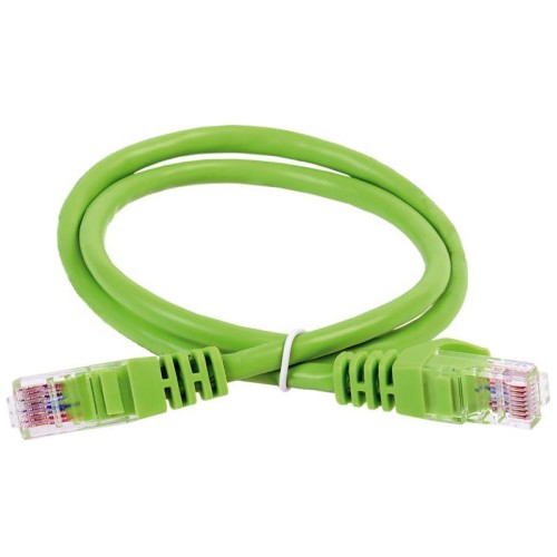 Патч-корд кат.6 UTP PVC 3м зел. ITK PC02-C6U-3M