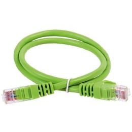 Патч-корд кат.6 UTP PVC 7м зел. ITK PC02-C6U-7M