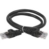 Патч-корд кат.6 UTP PVC 3м черн. ITK PC09-C6U-3M