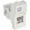 Розетка компьютерная 1мод. PRIMER RJ45 кат.6 РКИ-10-00-П-6 бел. IEK PR-KK40D-RI-0-1-C06U-K01