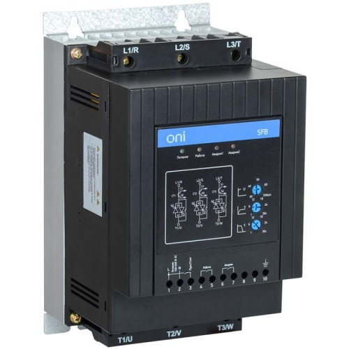 Устройство плавного пуска SFB 3Ф 380В 37кВт 75A Uупр 110-220В Modbus ONI SFB-33-37-A-10