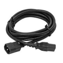 Кабель питания TERACOM для PDU C13 - C14 сеч. 3х1.5кв.мм 250В 10А 5.0м EKF TRC-PCA-C13-C14-5M