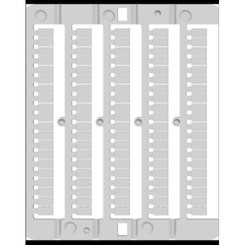 Табличка маркировочная отпечат. CNU/8/V2/100/V2 (уп.500шт) DKC ZN80V2