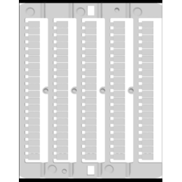 Табличка маркировочная CNU/8/201 от 201 до 250 (уп.500шт) DKC ZN8201