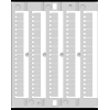 Табличка маркировочная CNU/8/701 от 701 до 750 (уп.500шт) DKC ZN8701