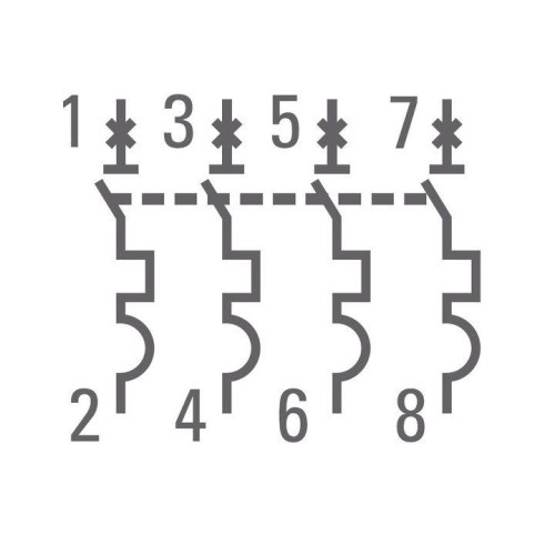 Выключатель автоматический модульный 4п C 1А 4.5кА ВА 47-63 PROxima EKF mcb4763-4-01C-pro