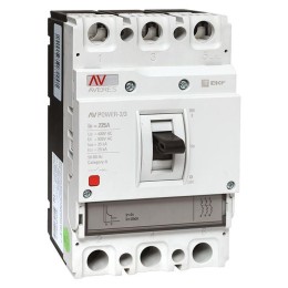 Выключатель автоматический 3п 225А 35кА AV POWER-2/3 TR AVERES EKF mccb-23-225-TR-av