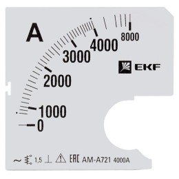 Шкала сменная для A721 4000/5А-1.5 PROxima EKF s-a721-4000