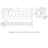 Стойка STRUT двойная 41х41 L2400 сталь EKF stsd414124