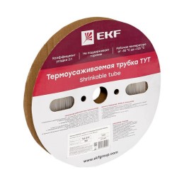 Трубка термоусадочная ТУТ 2/1 прозр. (уп.100м) PROxima EKF tut-2-tr