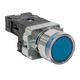 Кнопка BA61 с подсветкой 230В син. NO PROxima EKF xb2-bw61-230